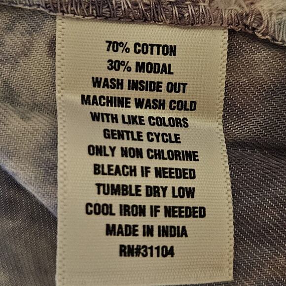 True Craft Tie Dye Blouse Plus Size 1X XL Hippie Beachy Cotton Relaxed Loose - Picture 15 of 15